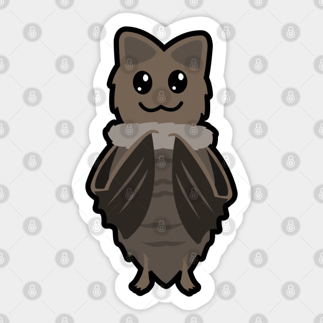 Cute & Fuzzy Bat Sticker by DaTacoX